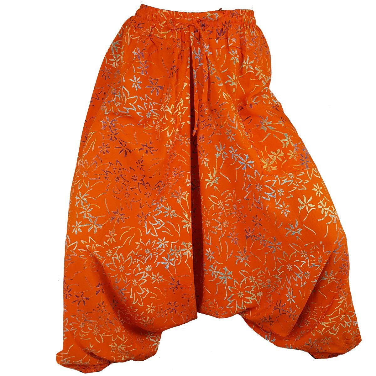 Haremshose Aladinhose Wachsbatik Haremshose aus 100% natürlicher Viskose