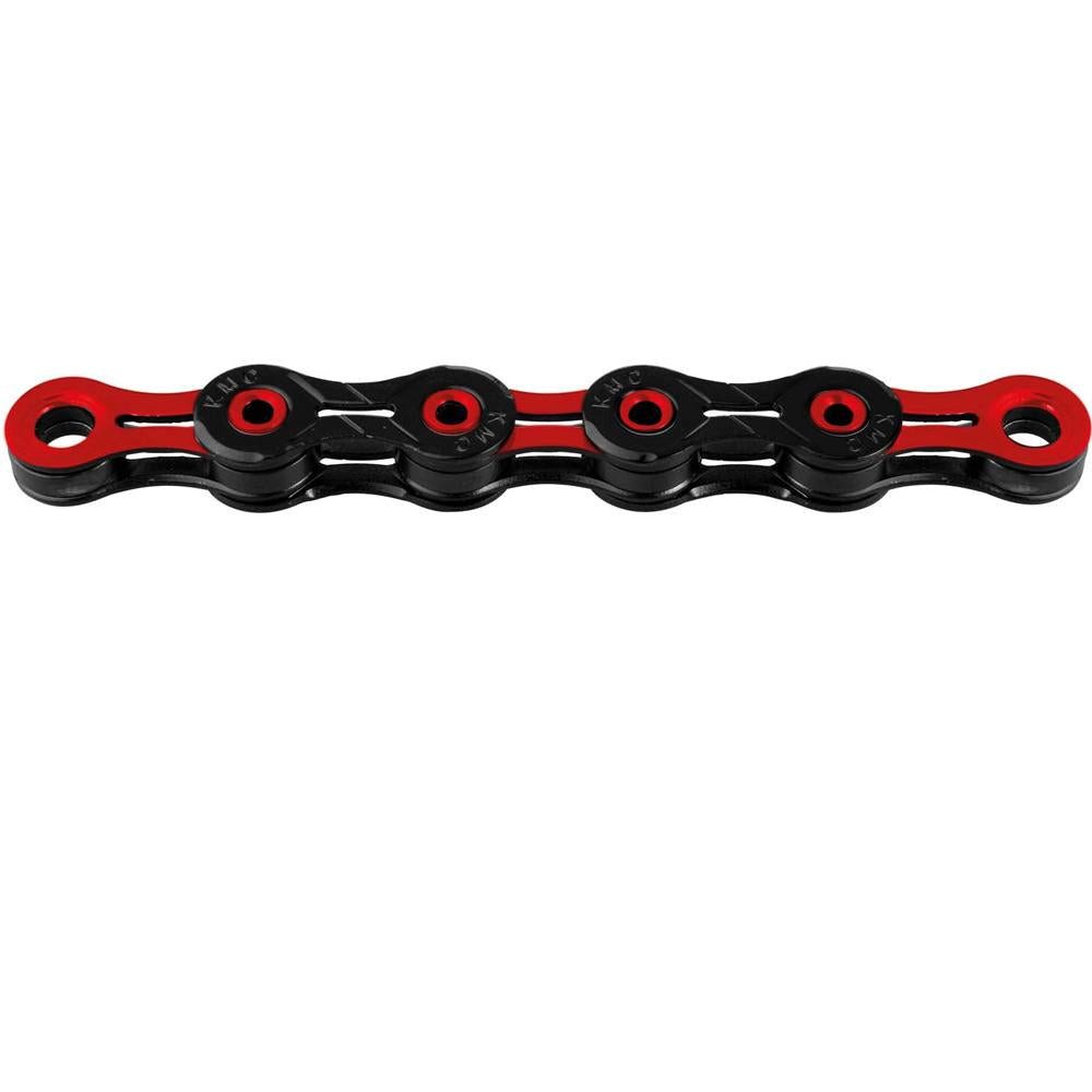 Fahrradkette KMC Kette DLC 10 schwarz/rot 10s/116 Gl