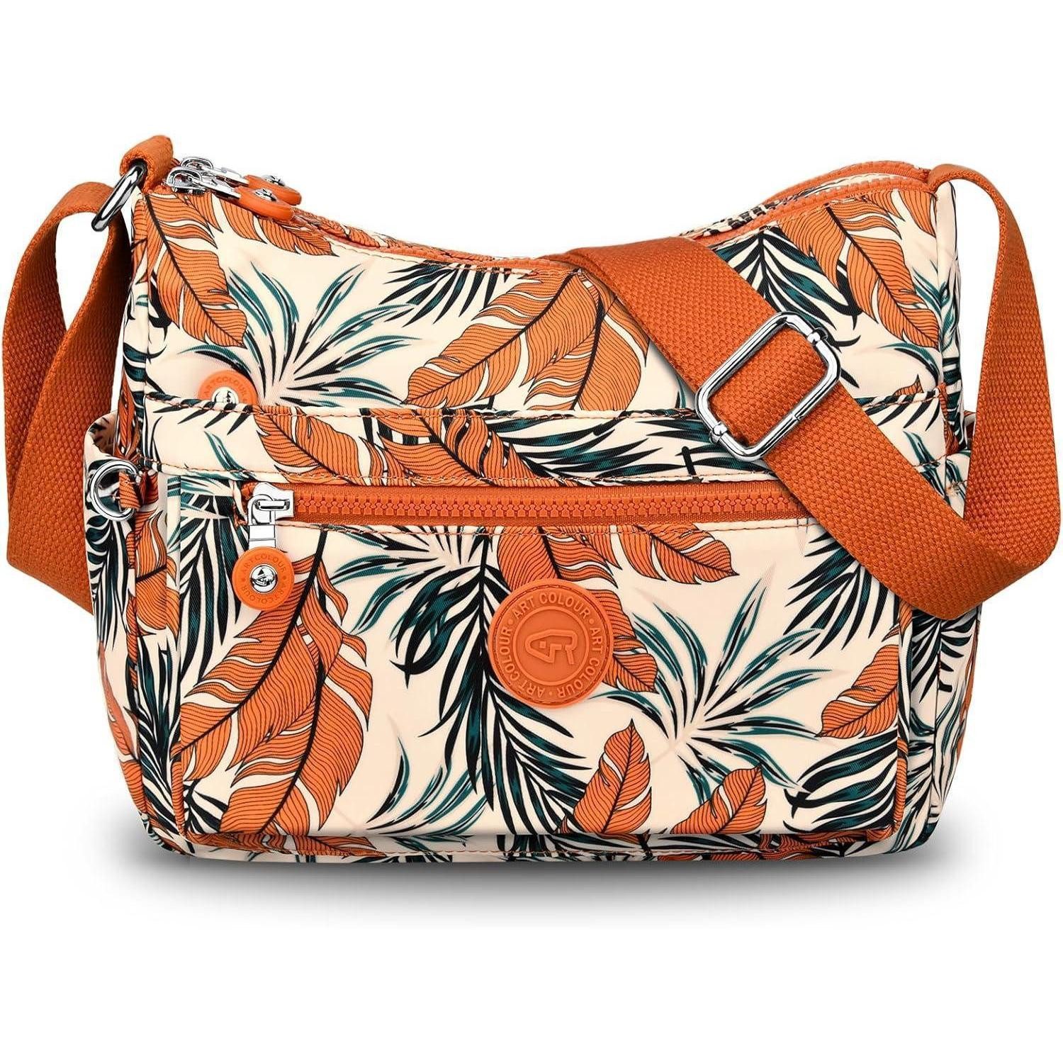 Umhängetasche Umhängetasche Damen Mittelgroß Wasserdicht Nylon Crossbody Bag viele