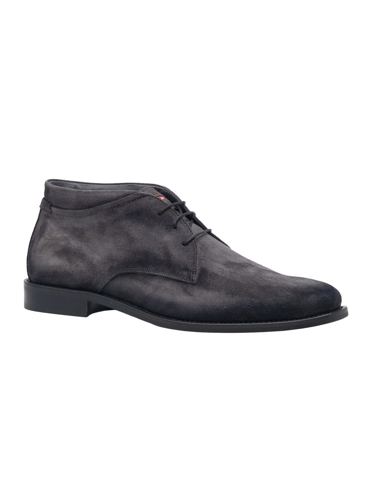 emilio adani emilio adani Herren Boots aus Velourleder, Anthrazit Stiefelet günstig online kaufen