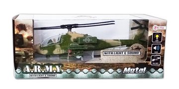 Spielzeug-Hubschrauber Army HUBSCHRAUBER mit Licht & Sound Rückzug Militär Modell Spielzeug Kinder Geschenk 98 (Grün)
