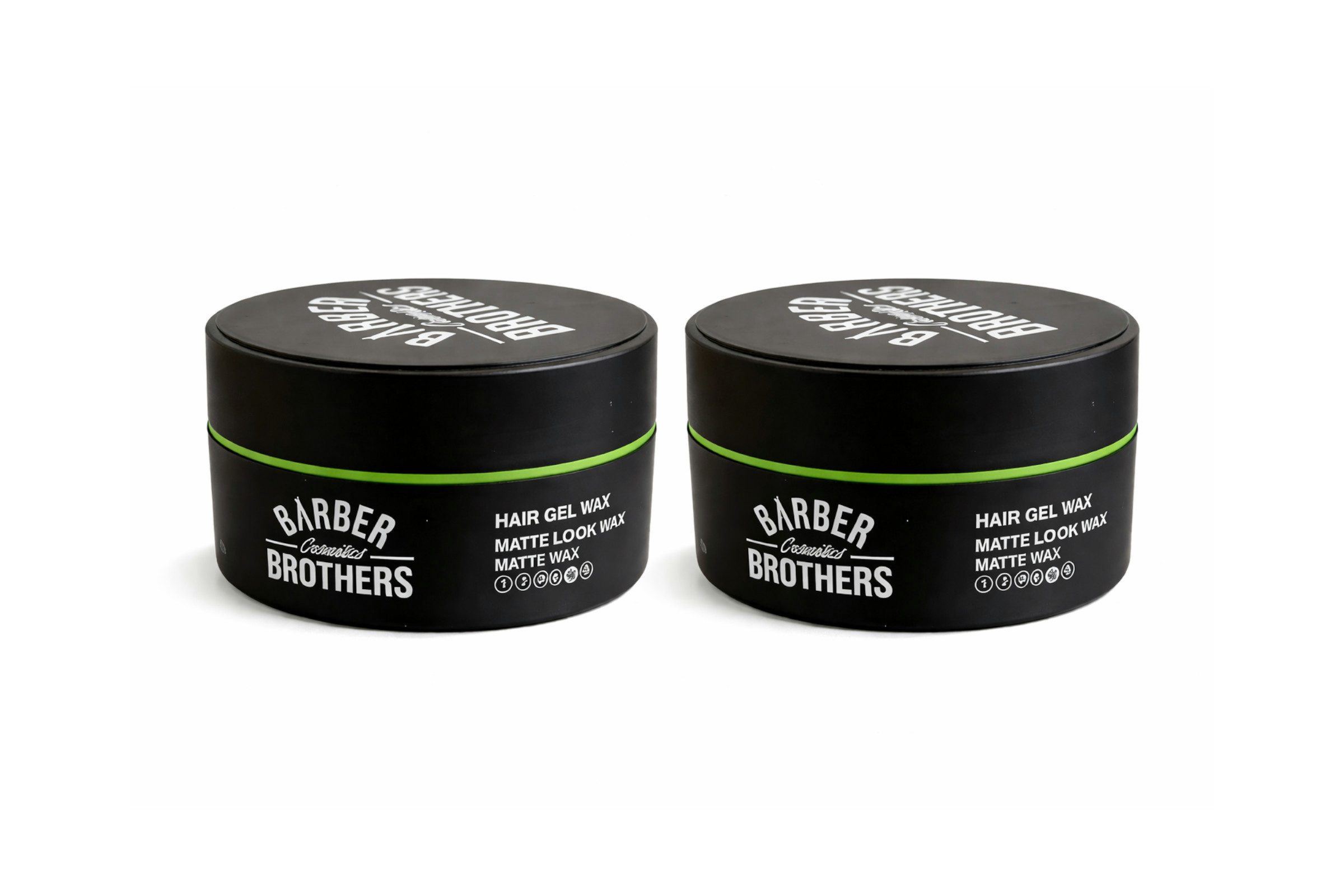 Weit & Breit Handelsgesellschaft mbH Haarwachs Matte Look Hair Styling Wax Haarwachs 150 ml Friseurbedarf 2 Stück, 2-tlg., Mattes Finish ohne Glanz oder fettiges Gefühl