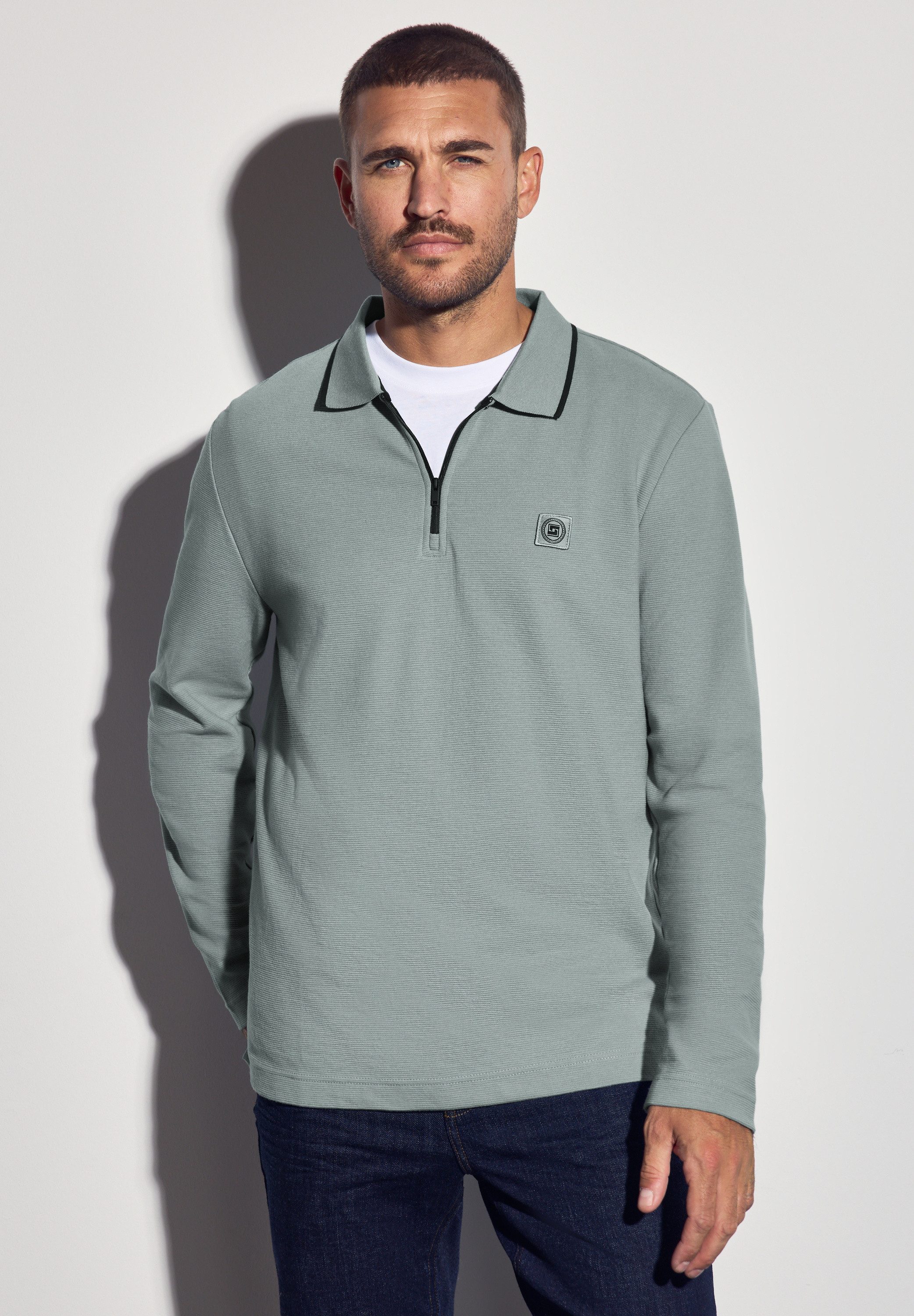 STREET ONE MEN Poloshirt im soften günstig online kaufen