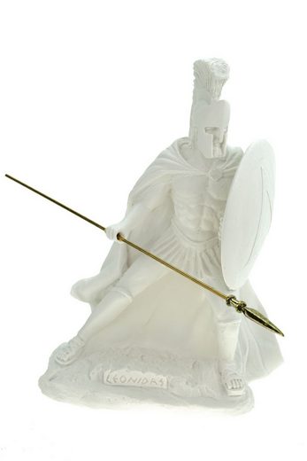 Kremers Schatzkiste Dekofigur »Alabaster Leonidas mit Speer und Schild