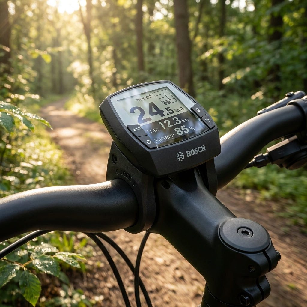 BOSCH Bosch Halter Intuvia 100, 25,4 mm - stabile Lenkerhalterung für Intuvi E-Bike Akku