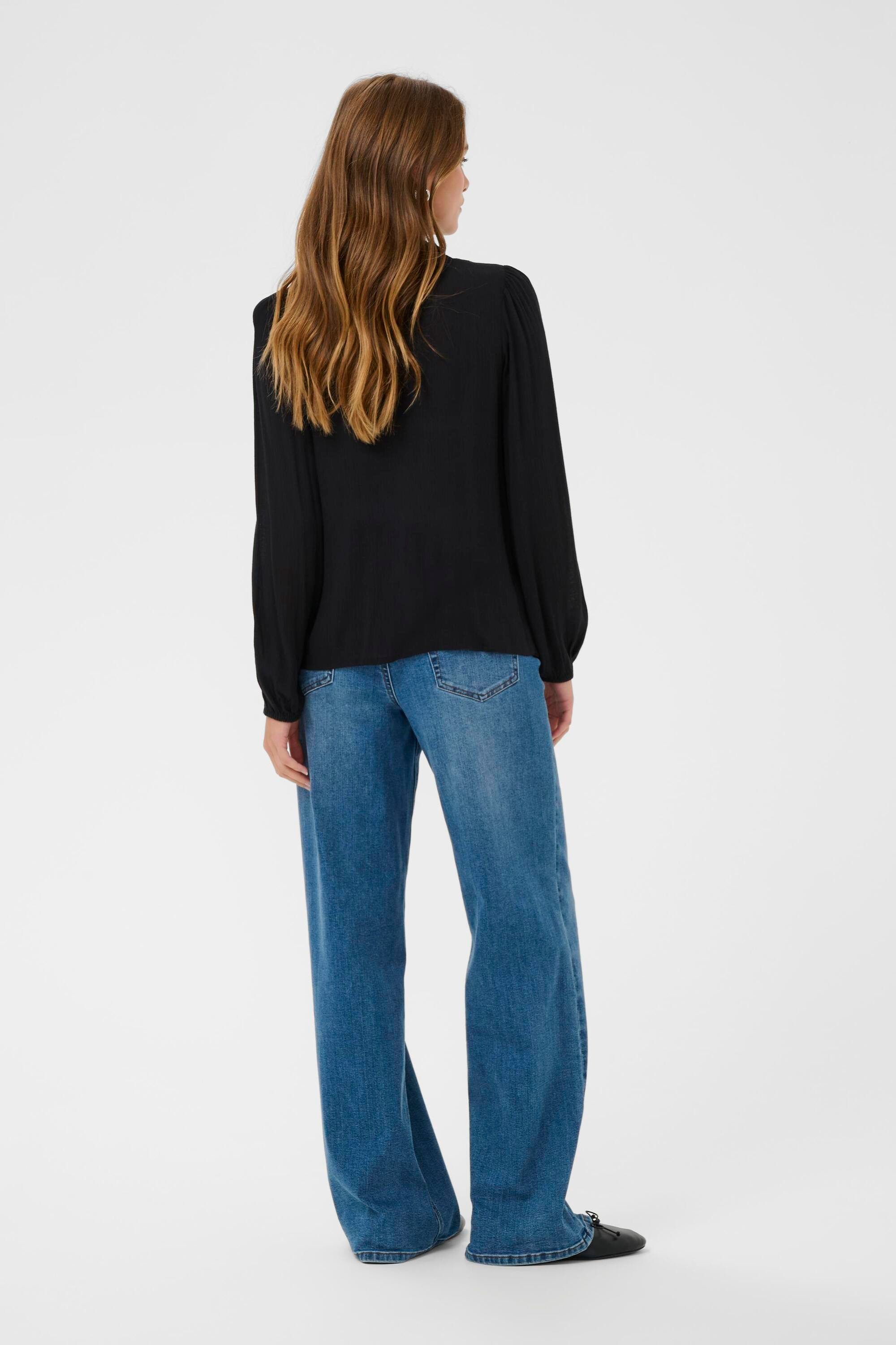 Langarmbluse Langarm-Bluse KAfia
