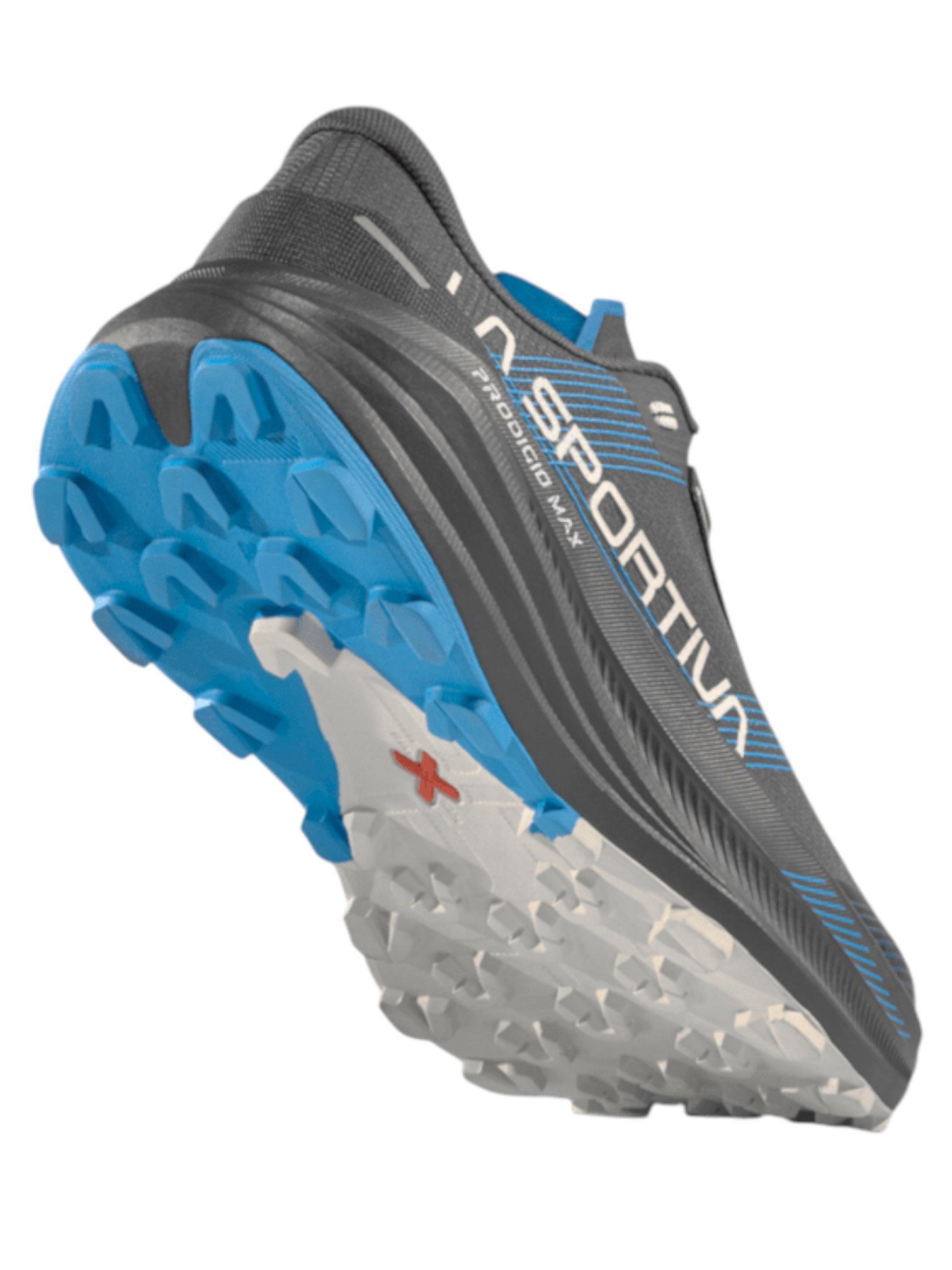 La Sportiva Prodigio Max (für lange Strecken) grau/blau Herren Laufschuh