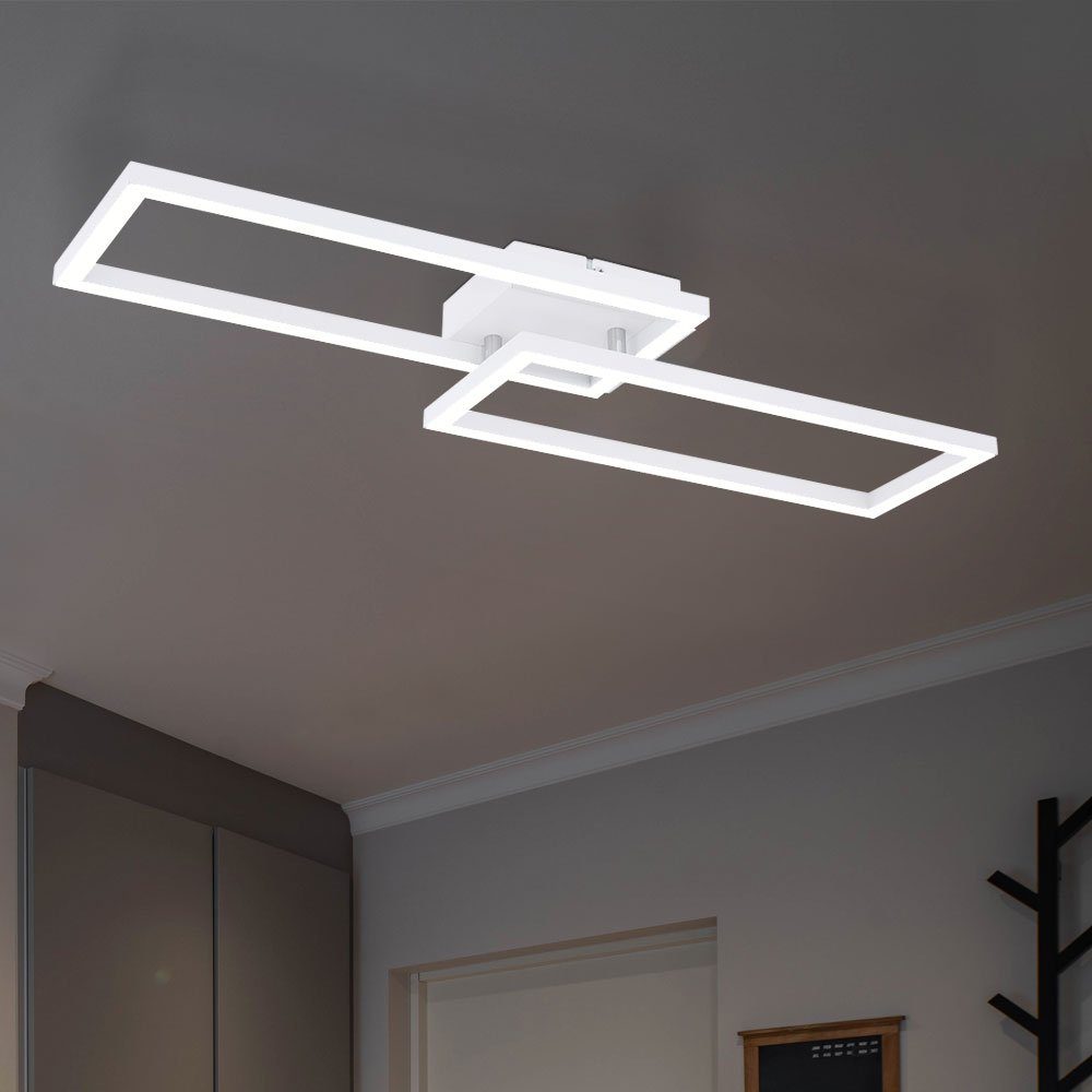 etc-shop LED Deckenleuchte, LED-Leuchtmittel fest verbaut, Warmweiß, Deckenlampe LED Esszimmer Wohnzimmerlampe modern LED Deckenleuchte