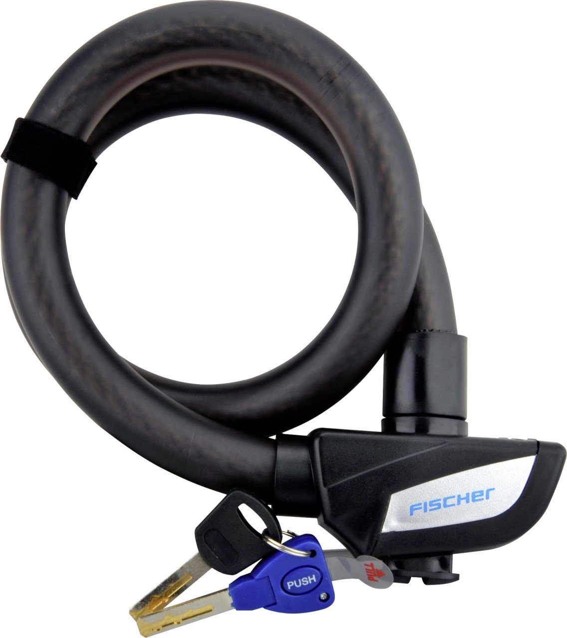 fischer Fahrradständer Fischer Seilschloss Schlüssel L 850mm Ø 23mm