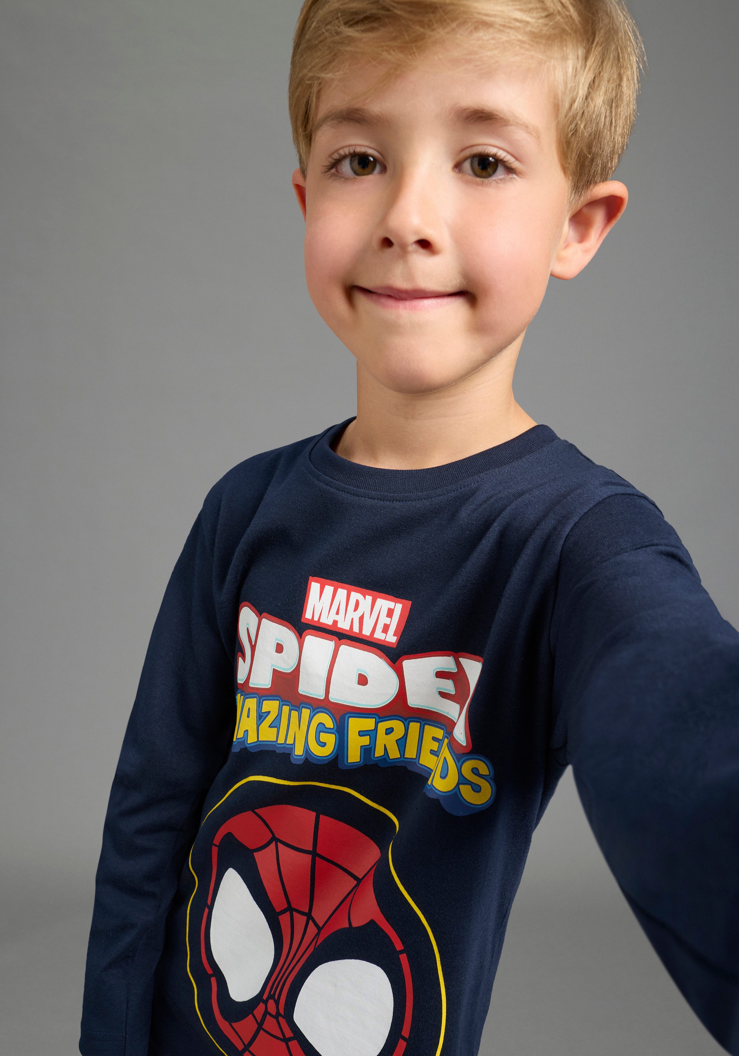 KIDSWORLD Langarmshirt SPIDEY Shirt, Disney Basic-Passform, Langarm, mit modischem Druck