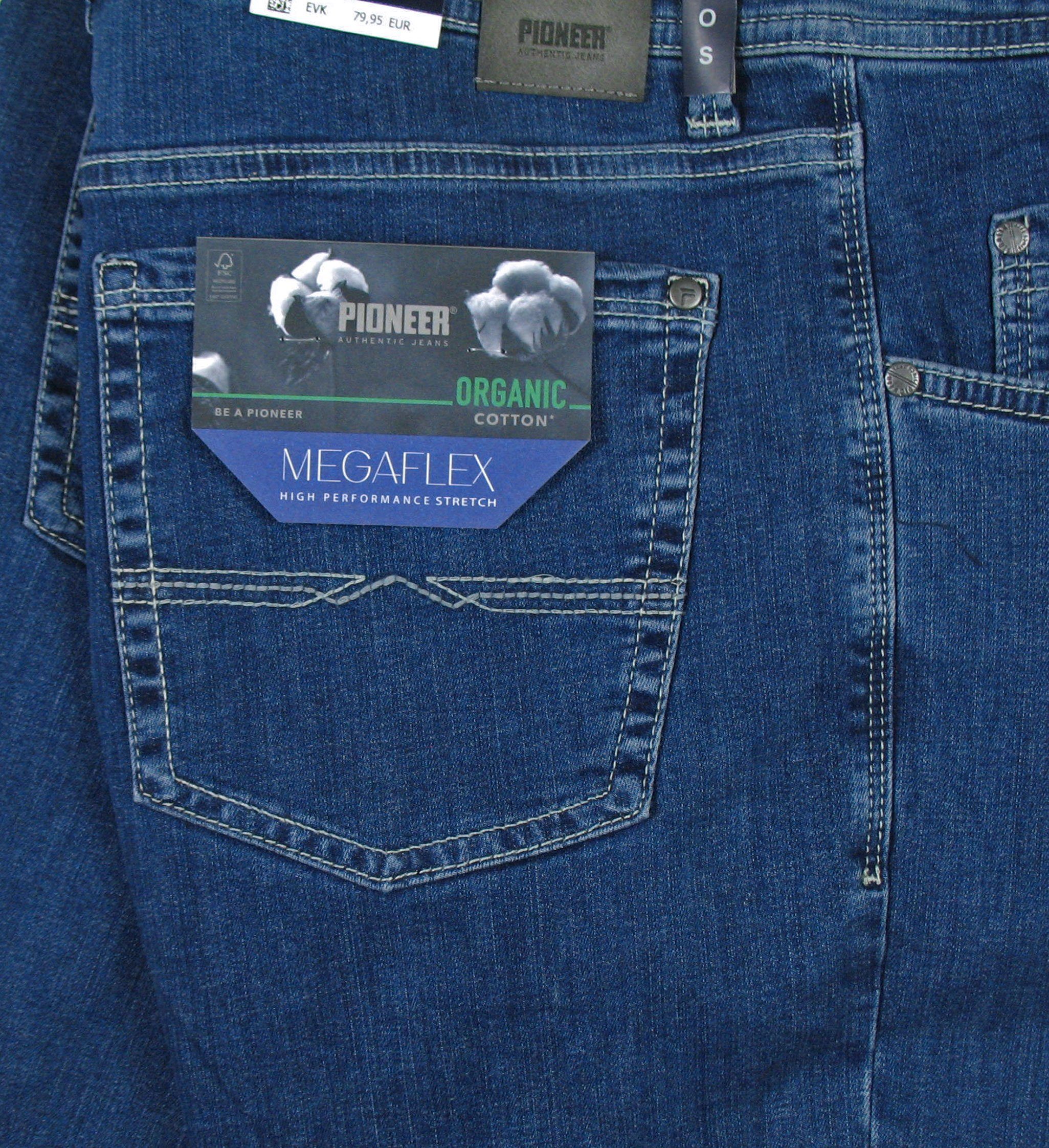 Stonewash Authentic Megaflex Blue Jeans 5-Pocket-Jeans Pioneer Stretch-Denim Rando