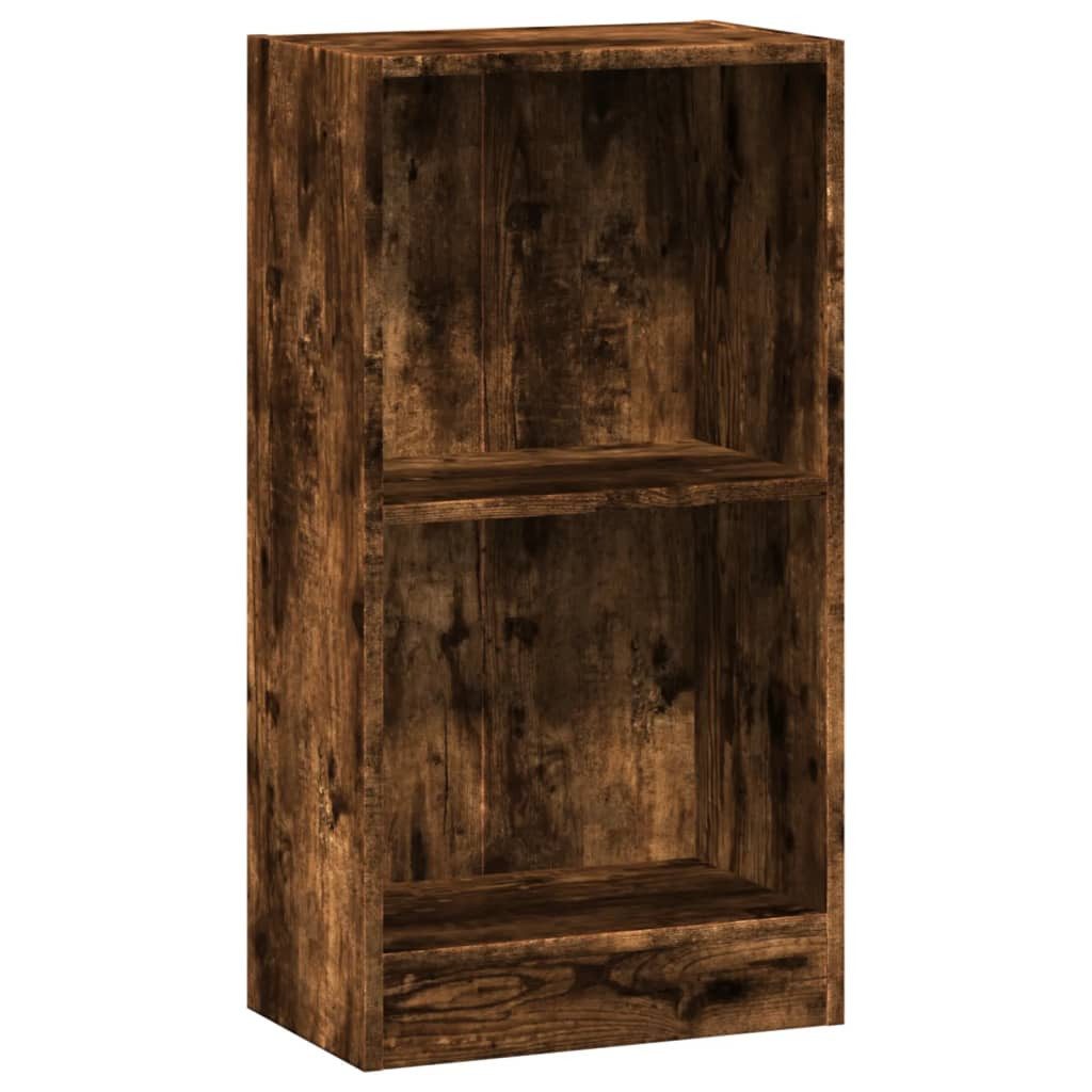 vidaXL Bücherregal Bücherregal Räuchereiche 40x24x76 cm Holzwerkstoff, 1-tlg.