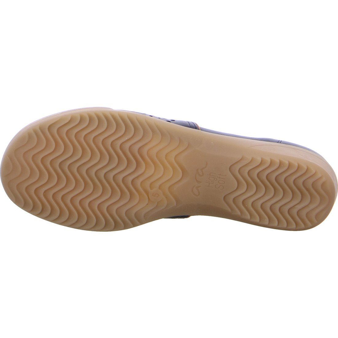 Andros Schuhe, Slipper 038743 Damen Ara Glattleder blau Slipper - Ara