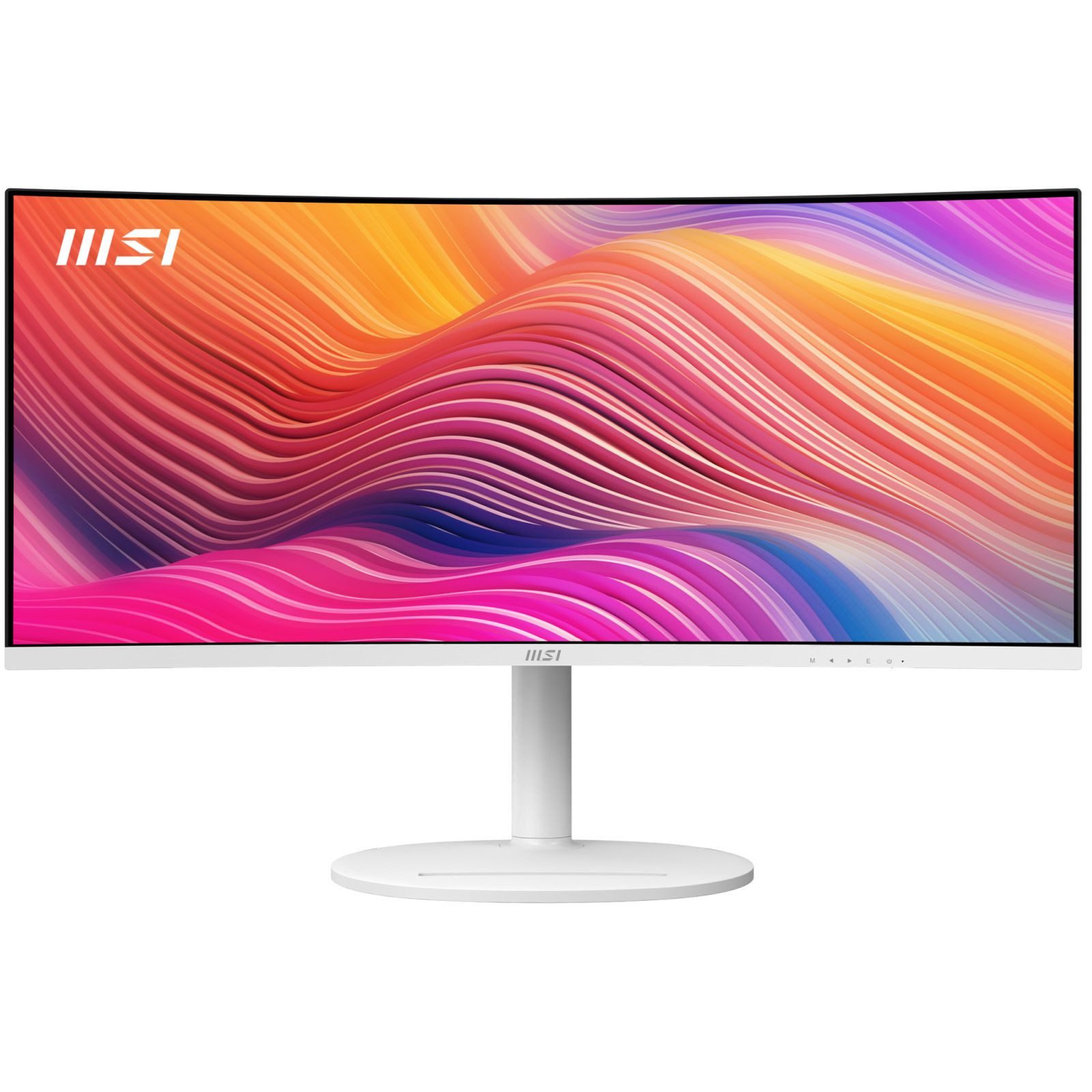 MSI Modern MD342CQPWDE TFT-Monitor (3440 x 1440 px, UltraWide Quad HD, 4 ms Reaktionszeit, 120 Hz, VA, Curved, Lautsprecher, Kopfhörerbuchse, Pivot, Höhenverstellbar)