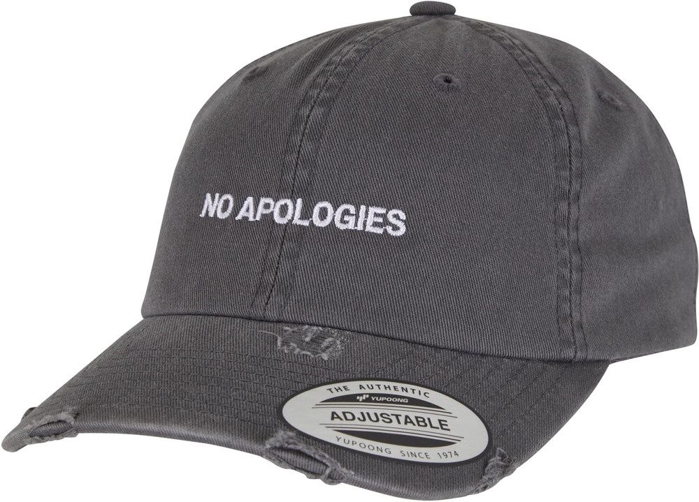 Poloshirt No Apologies Low Profile Destroyed Cap