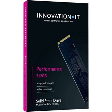 Innovation IT InnovationIT SSD M.2 2280 NVMe PCIe 512GB Retail SSHD-Hybrid-Festplatte