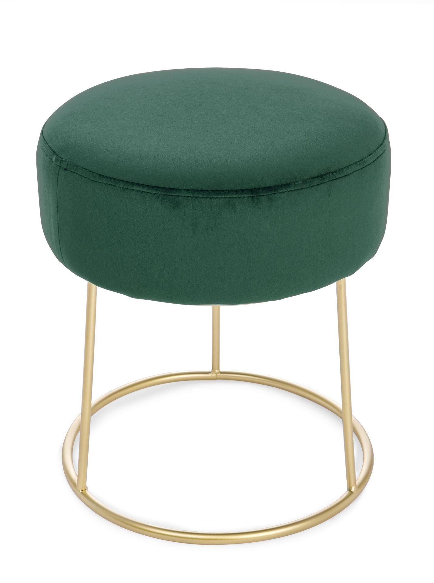 Bizzotto Hocker Clarissa in Samt-Optik, Grün günstig online kaufen