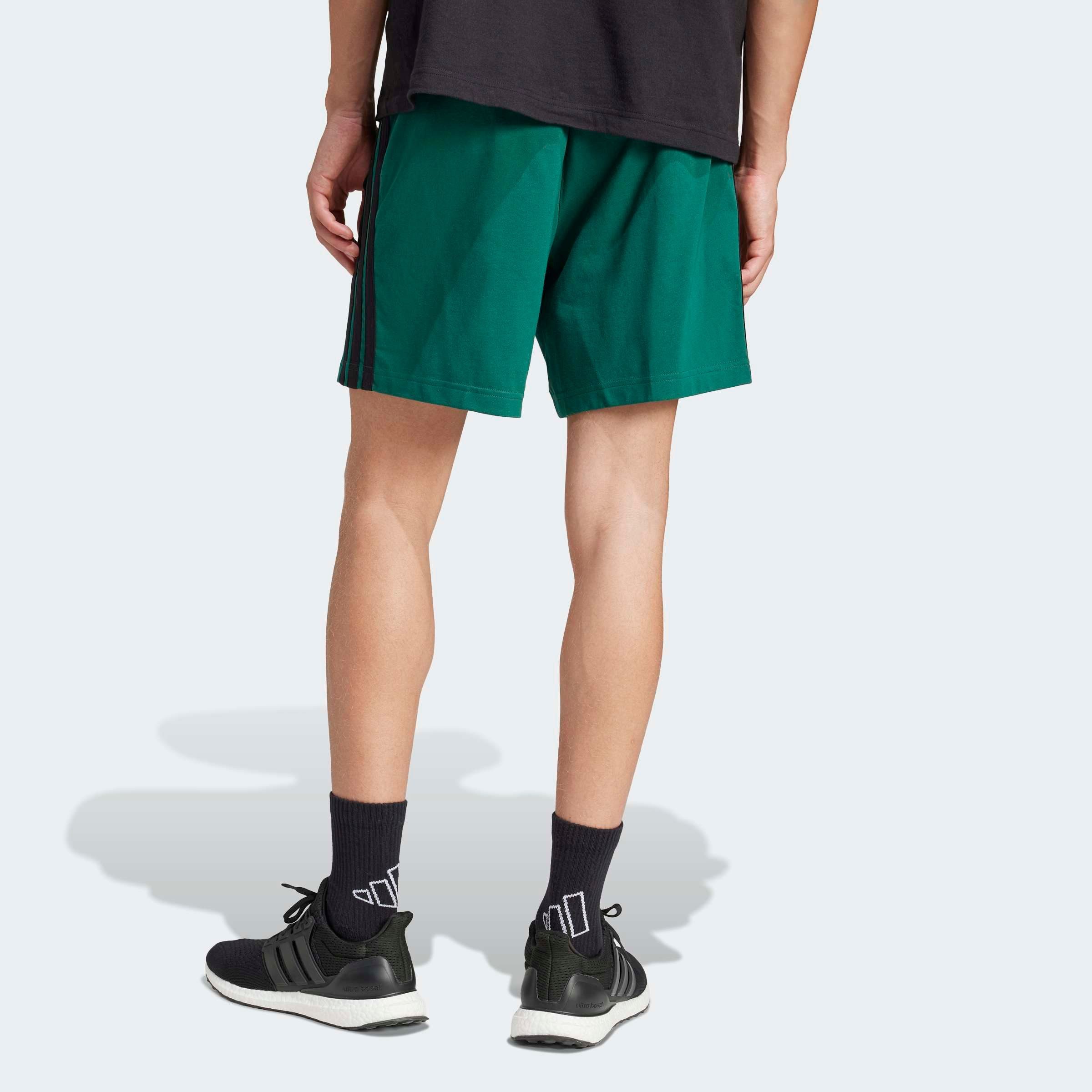 adidas Sportswear Shorts ESSENTIALS 3-STREIFEN SINGLE JERSEY 7-INCH klassischer Schnitt, für Laufen und Alltag, mit Kordelverschluss