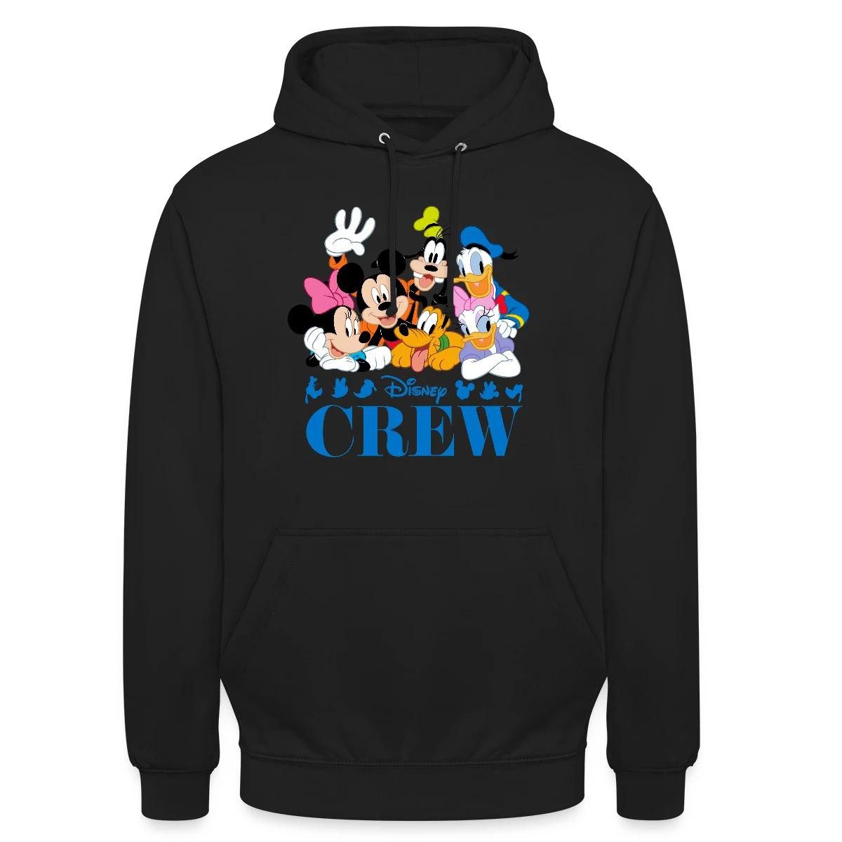 Spreadshirt Hoodie Mickey & Minnie Pluto Goofy Daisy Donald Crew Unisex Hoodie (1-tlg)
