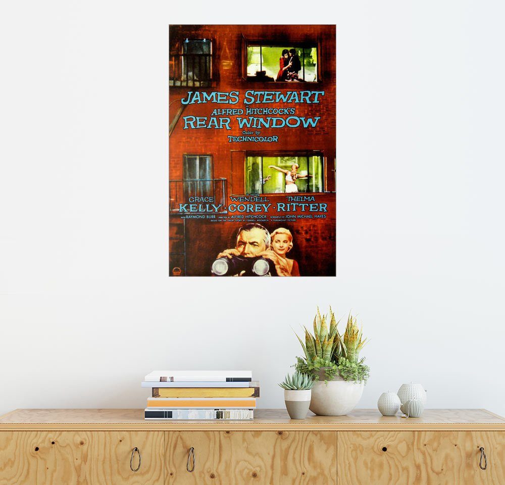 Posterlounge Wandbild, PremiumPoster Das Fenster zum Hof (englisch