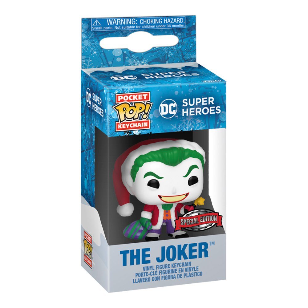 Comics Joker POP! Pocket - Holiday Schlüsselanhänger Funko DC