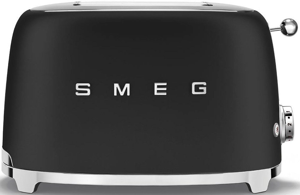 Smeg Toaster TSF01BLMEU, 2 kurze Schlitze, 950 W