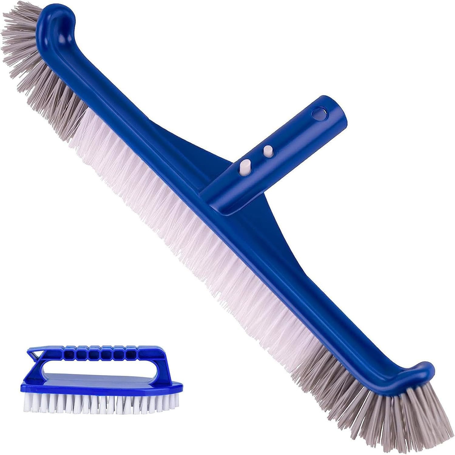 FELIXLEO Poolbürste Poolbürste 44cm Premium Nylonborsten Gebogen Schwimmbad Bürste, (1-tlg)