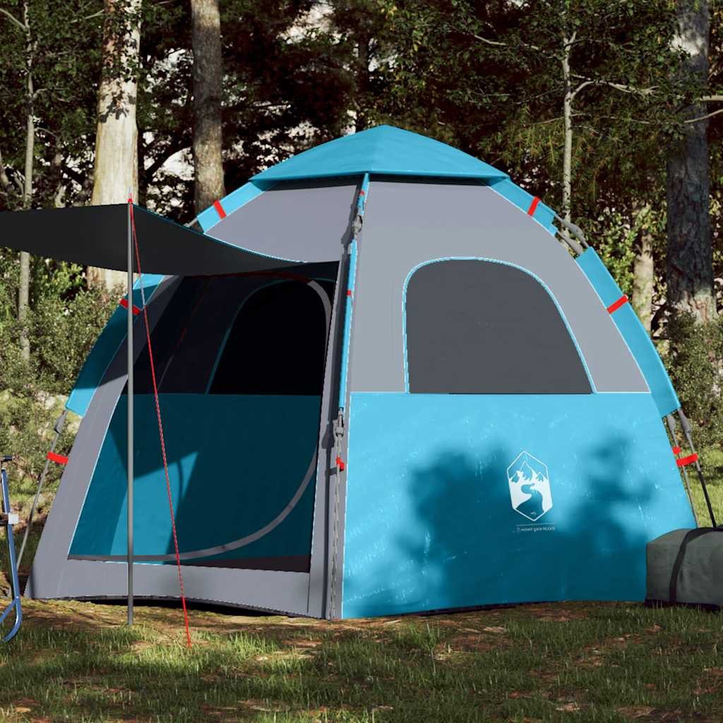 Faltzelt Campingzelt Kabine 260x217x150 cm Blau