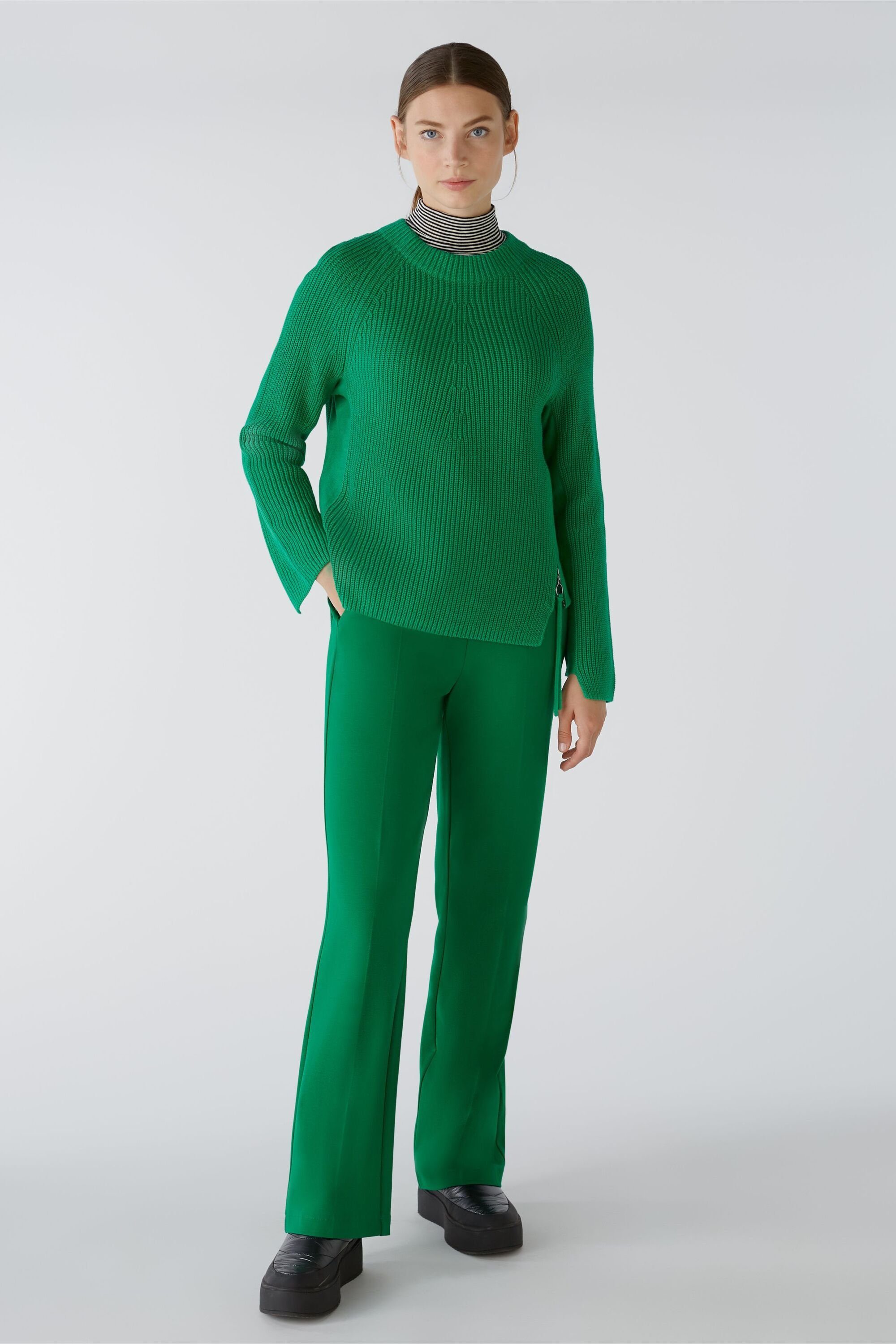 green RUBI Strickpullover Pullover Oui