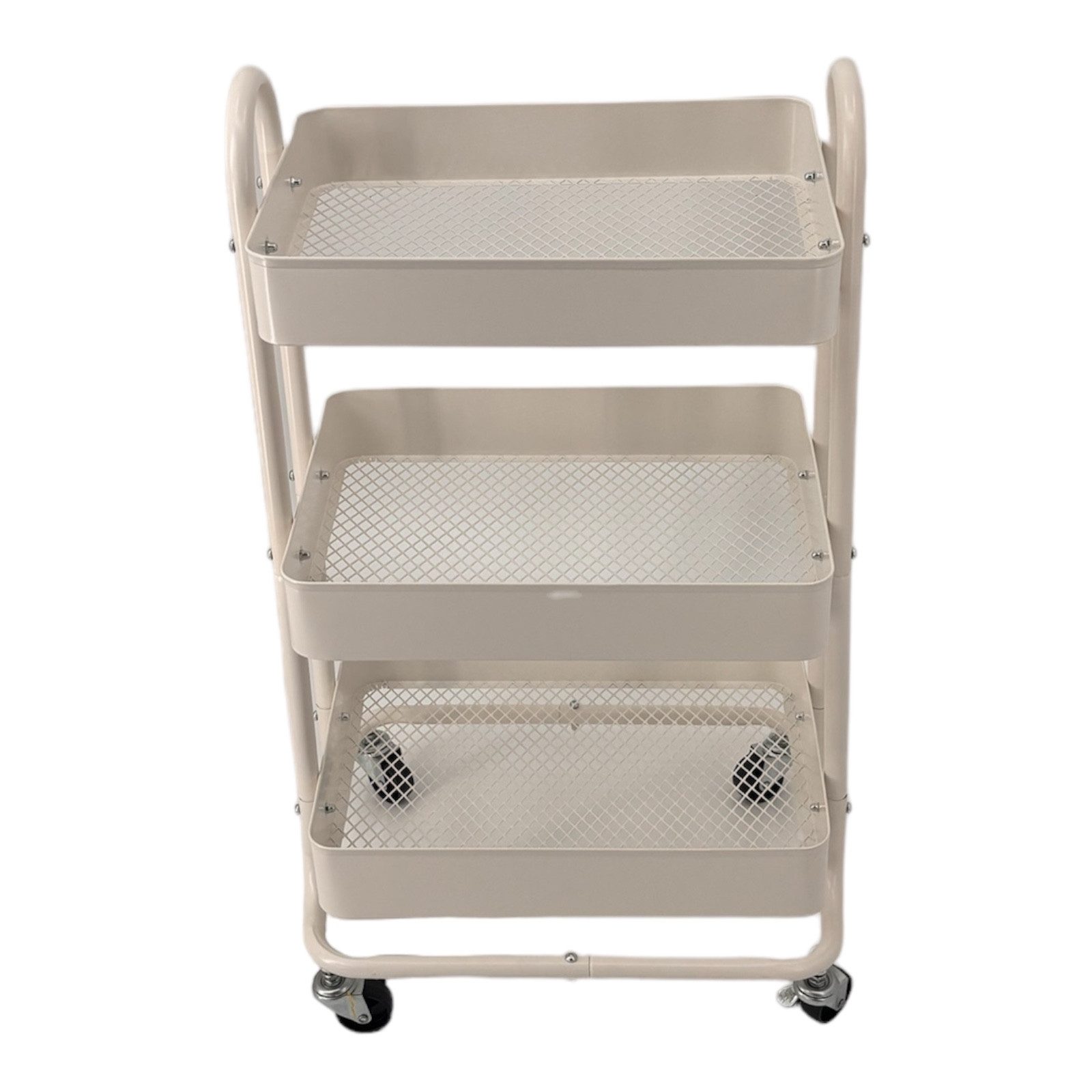 PREISBRECHER Servierwagen RAJA, in Weiß, Lackiert, Metall - 46x78x34cm (BxHxT)