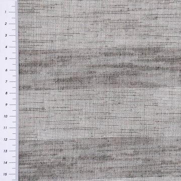 Meterware Rasch Textil Stores Shine Längsstreifen Leinenstruktur grau silber 30, halbtransparent, Kunstfaser, überbreit