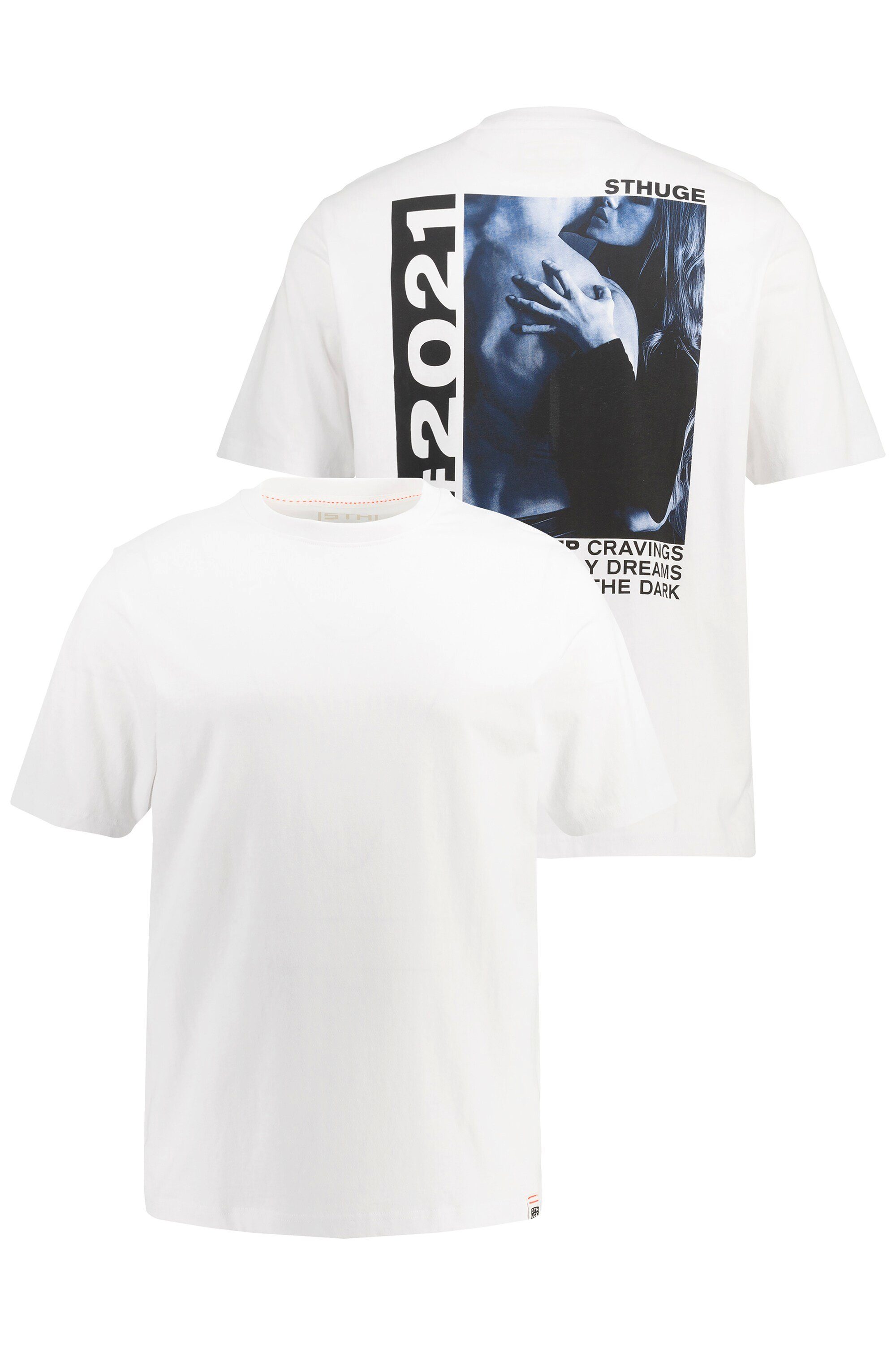 STHUGE T-Shirt STHUGE T-Shirt Halbarm bis Prints XL 8