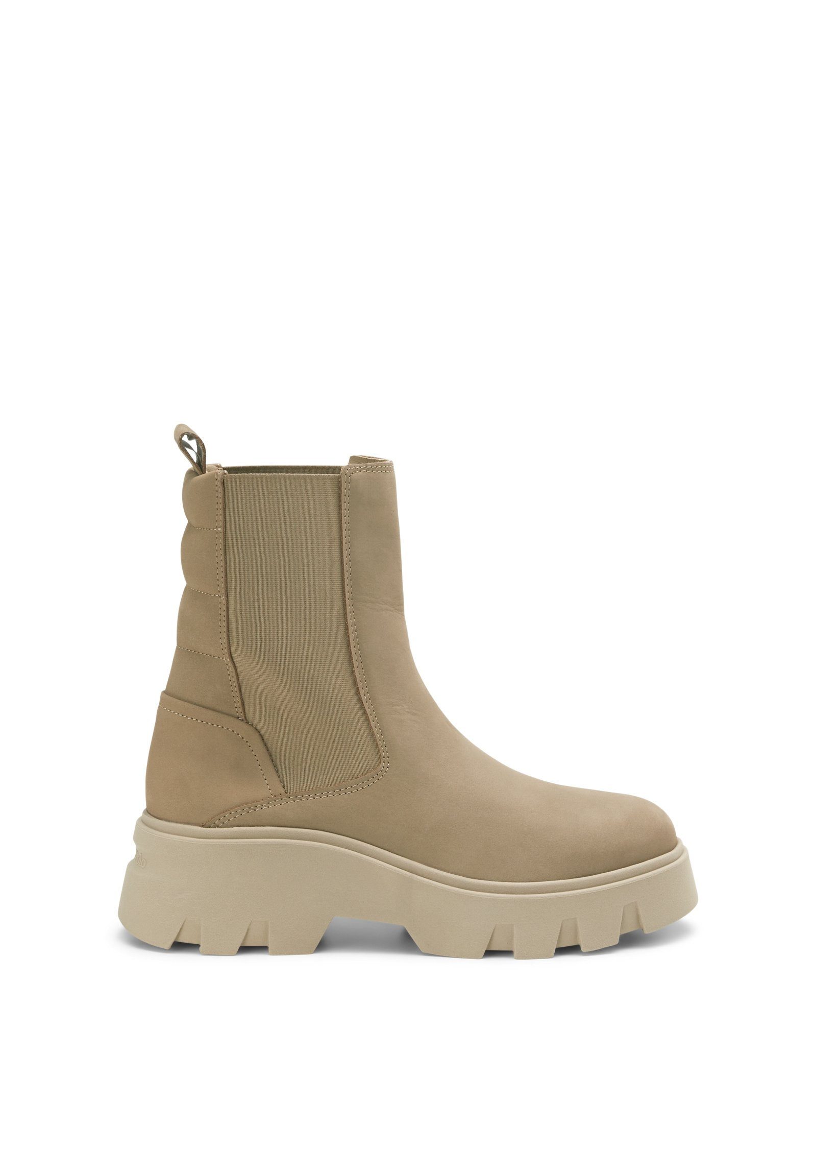 Nubukleder O'Polo Marc beige aus feinem Chelseaboots