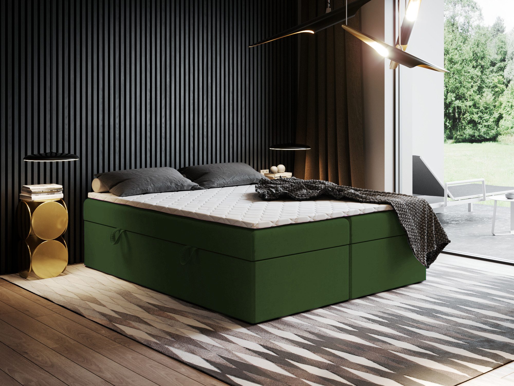 Godre Boxspringbett mit Bettkasten Ewora 2 günstig online kaufen