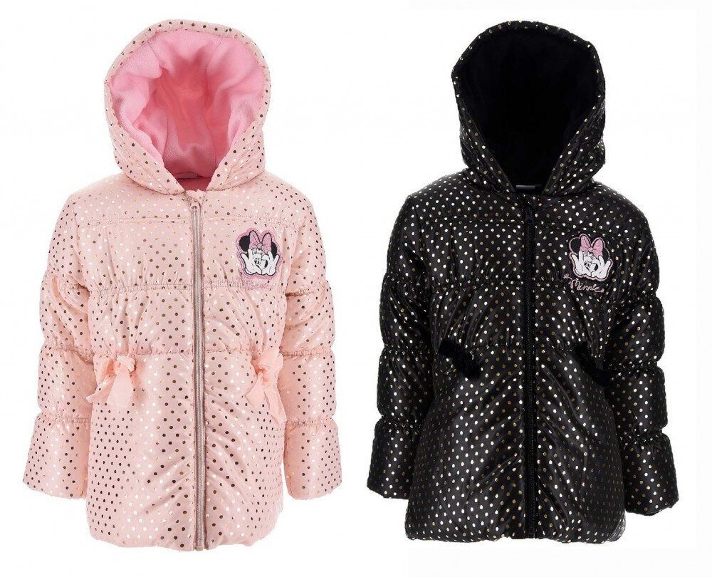 Javoli.com Winterjacke Disney Minnie gefütterte Kinderjacke 3-8 Jahre