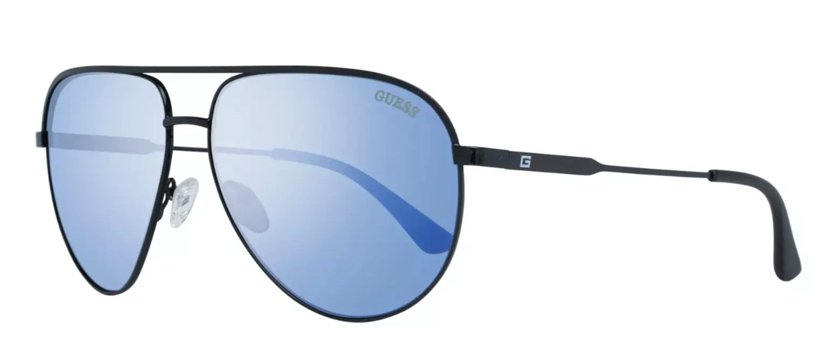 Guess Sonnenbrille Fliegerbrille Pilotenbrille Brille M. Hart Tasche Etui