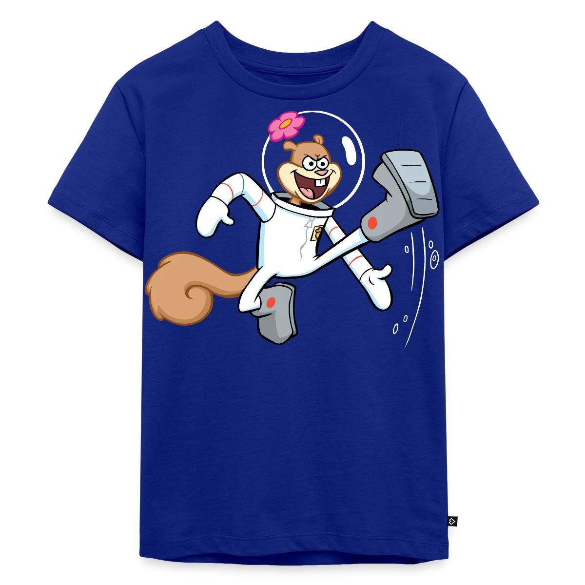 T-Shirt Spongebob Schwammkopf Sandy Cheeks Design Kinder Premium T-Shirt