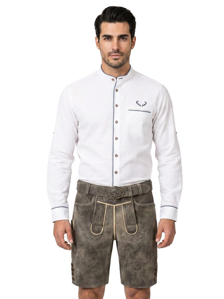Country Maddox Trachtenlederhose Lederhose Waldkirch Hirsch fichte