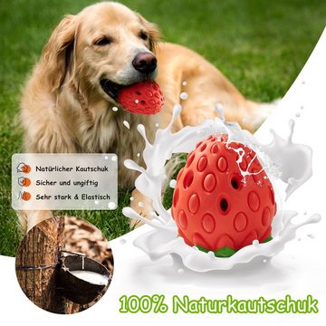 the pets smile Zahnpflege-Spielzeug 4 Stück Hundespielzeug Gummi, Kauspielzeug, Futterspielzeug