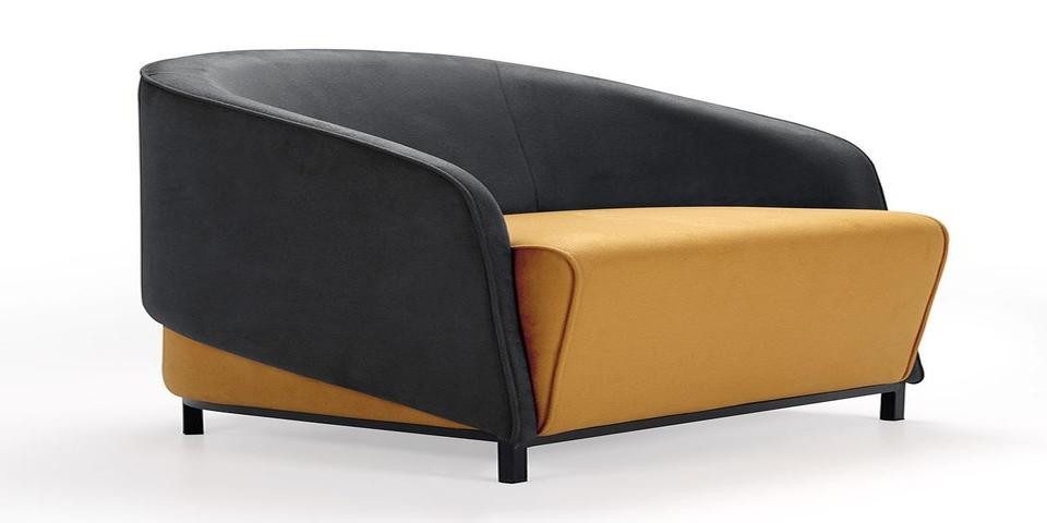 Xlmoebel Sessel Elegantes Einzelsofa aus Stoff oder Leder für Büro und Zuhause (Sessel), Hergestellt in Europa