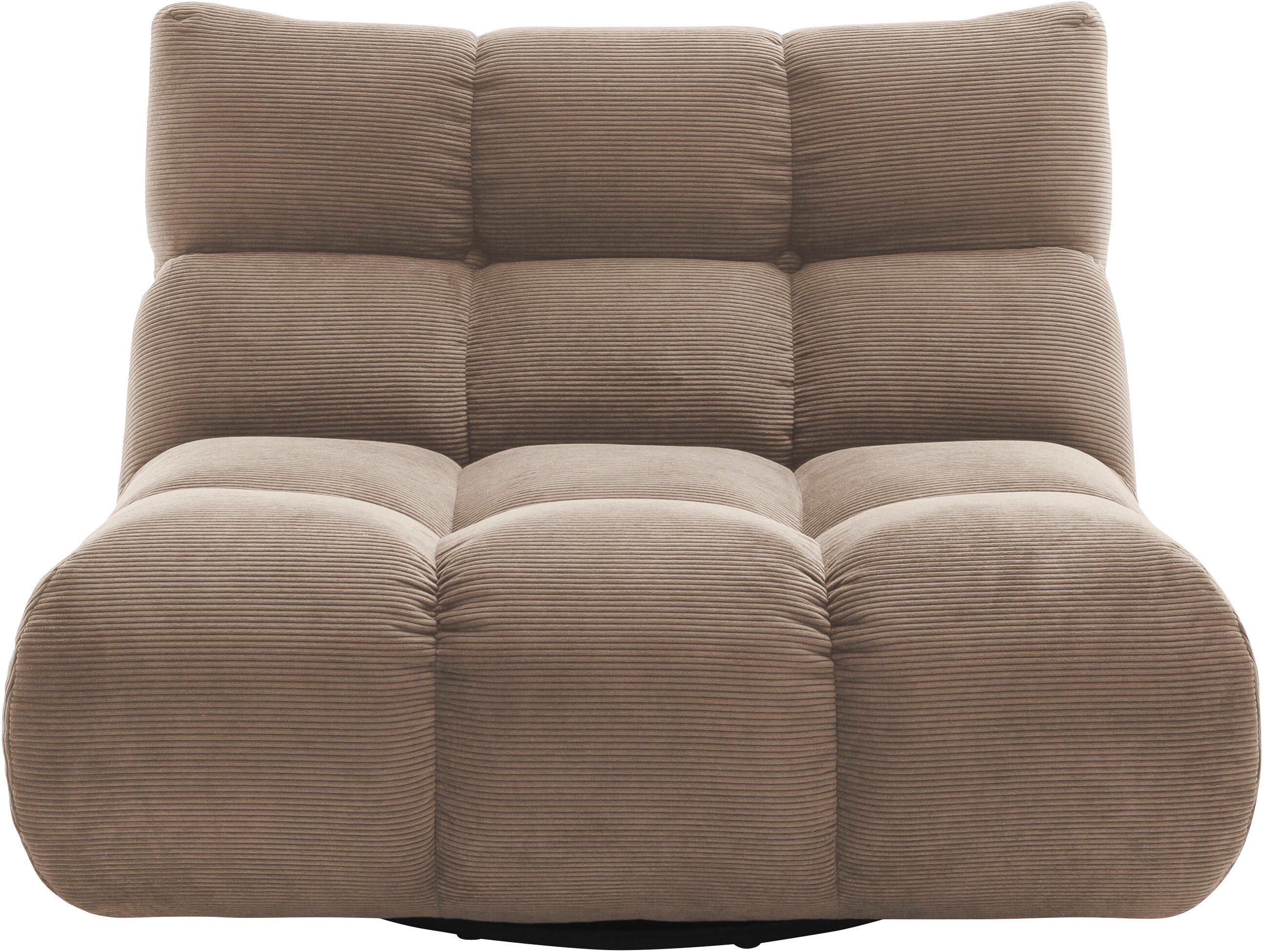 Home affaire 1,5-Sitzer Cozy Bubble, 360° drehbarer Sessel, Breite 107 cm, mit eleganter Steppung, Rundumbezug & weicher Polsterung