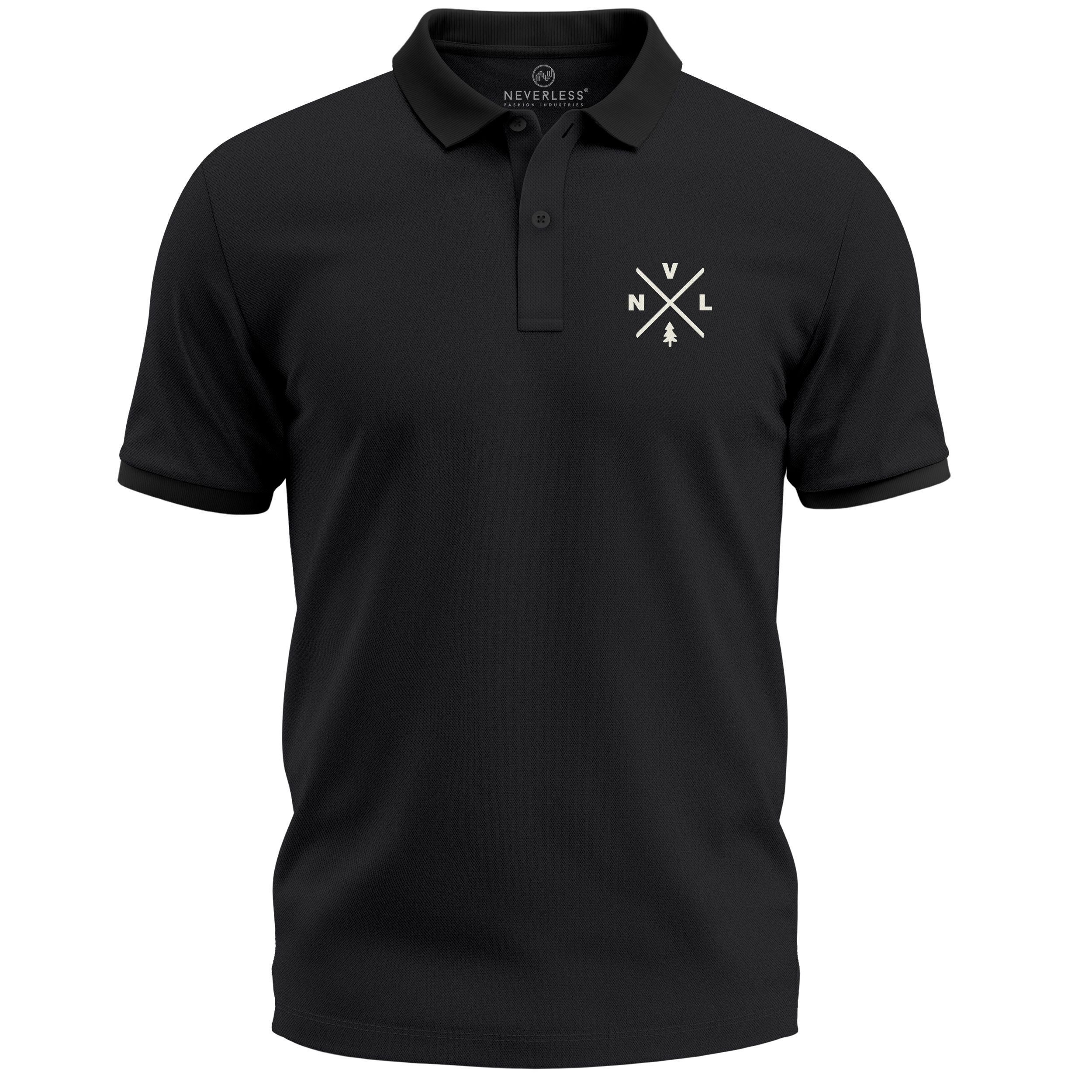 Poloshirt Poloshirt Herren mit Grafik Print – Kurzarm Polo Sommer Outdoor