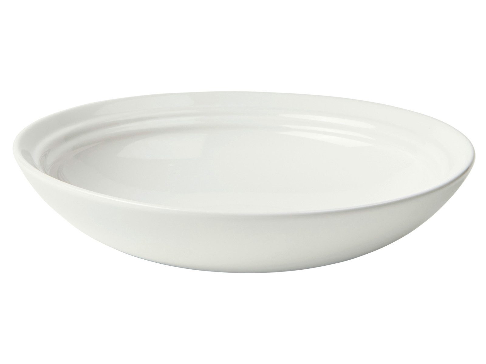 Broste Copenhagen Schüssel Copenhagen Stevns Schüssel chalk white 21,5 x 4,7cm, Steinzeug, (Schüsseln & Чаши), Stevns Schüssel