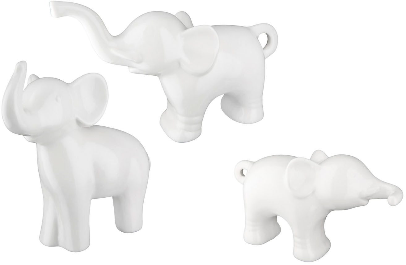 GILDE Tierfigur Elefanten-Trio (1 St) günstig online kaufen