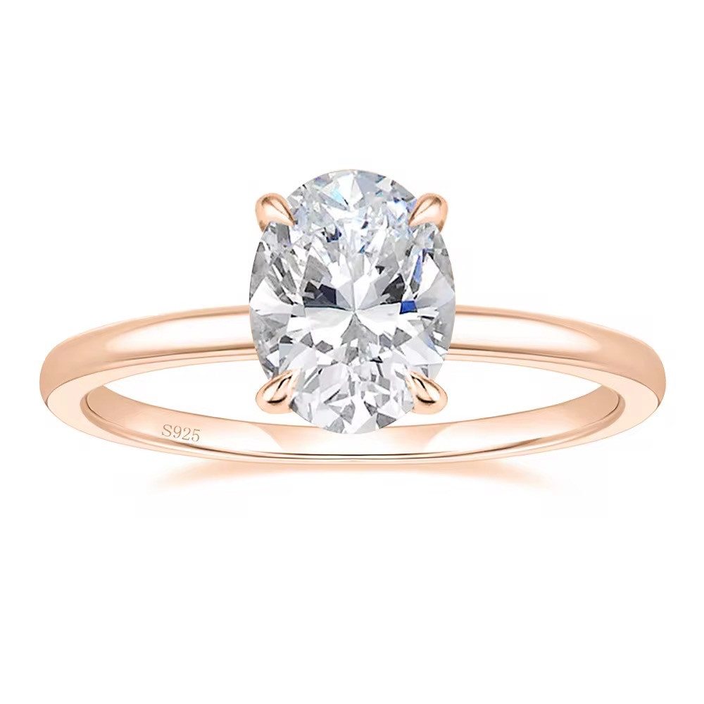 ROUGEMONT Verlobungsring Strahlender Moissanit Damen Ring günstig online kaufen