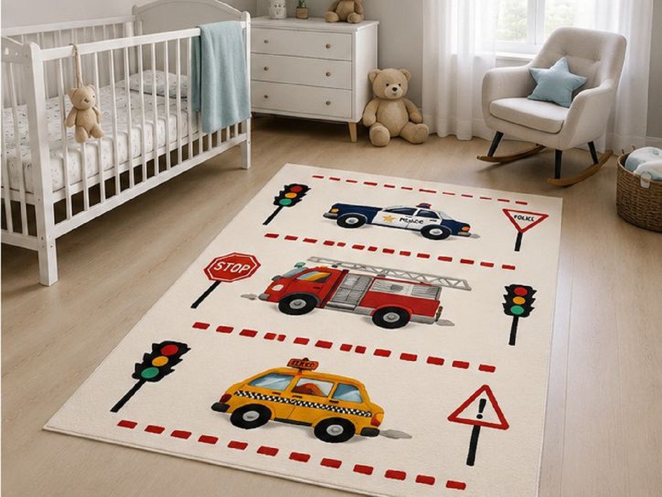 TEPPIA Kinderteppich Teppia 44880 Kinderteppich Notfallfahrzeuge – Bild 4 von 5