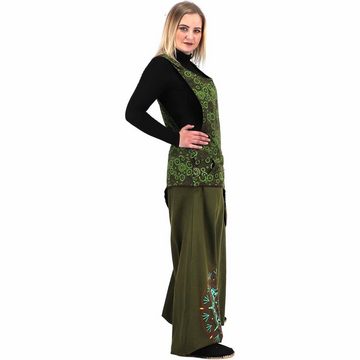 KUNST UND MAGIE Haremshose Latzhose Haremshose Jumpsuit 70er Overall Hippie Boho Ibiza Style