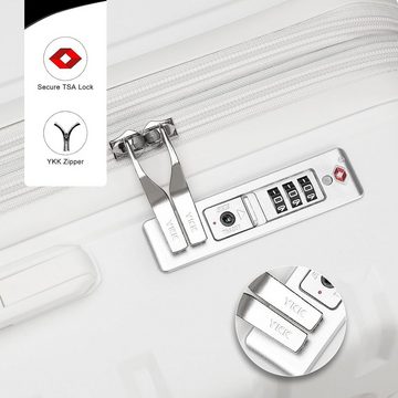 Sea choice Kofferset 24” mittelgroßer Koffer, 4 Rollen, Erweiterbar Reisekoffer Haltbar Trolley Handgepäck Sets mit TSA