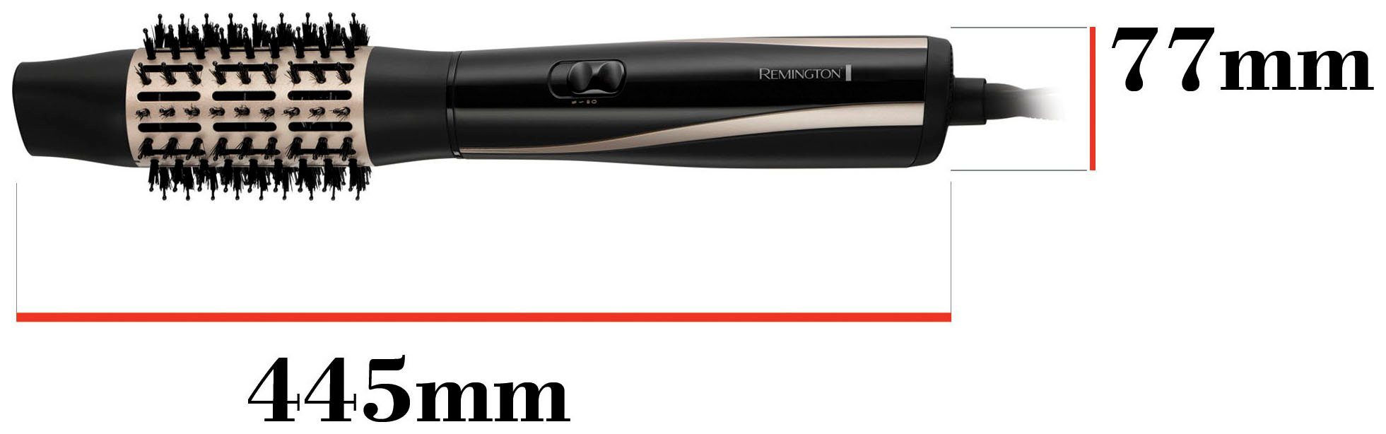 Remington Warmluftbürste Blow Dry & Style AS7700, Airstyler/Rund-&Lockenbürste für kurze, mittellange & lange Haare