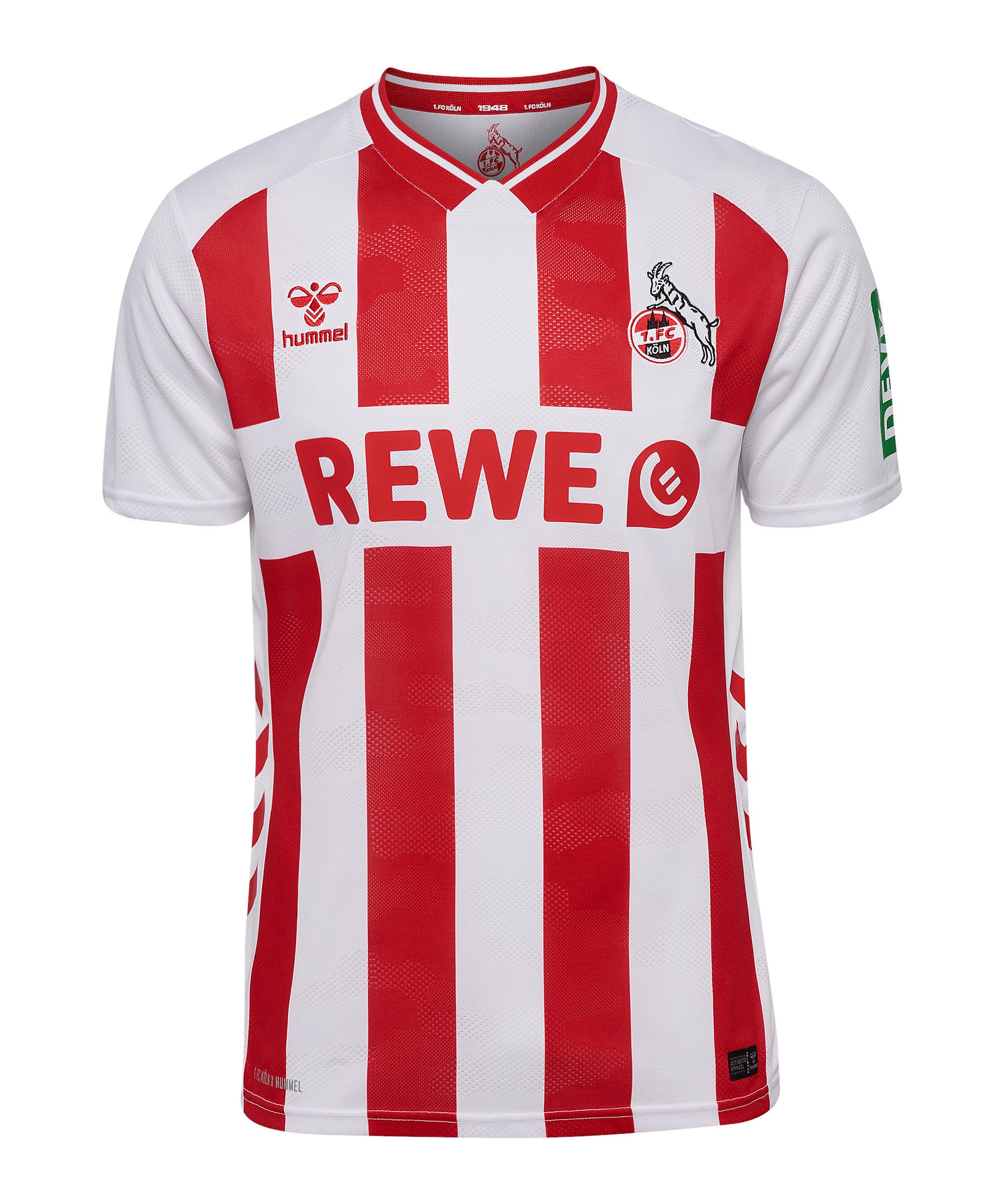 hummel Fußballtrikot Hummel 1. FC Köln Trikot Home 2025/2026 Weiß 1. Bundes günstig online kaufen